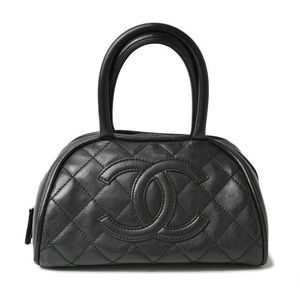CHANEL Mini Bag Bowling Bag Black